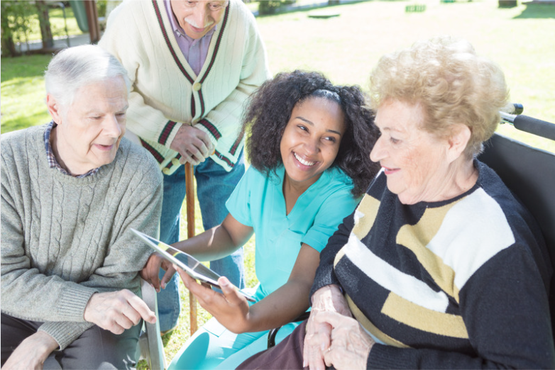 Digitalización de residencias de ancianos