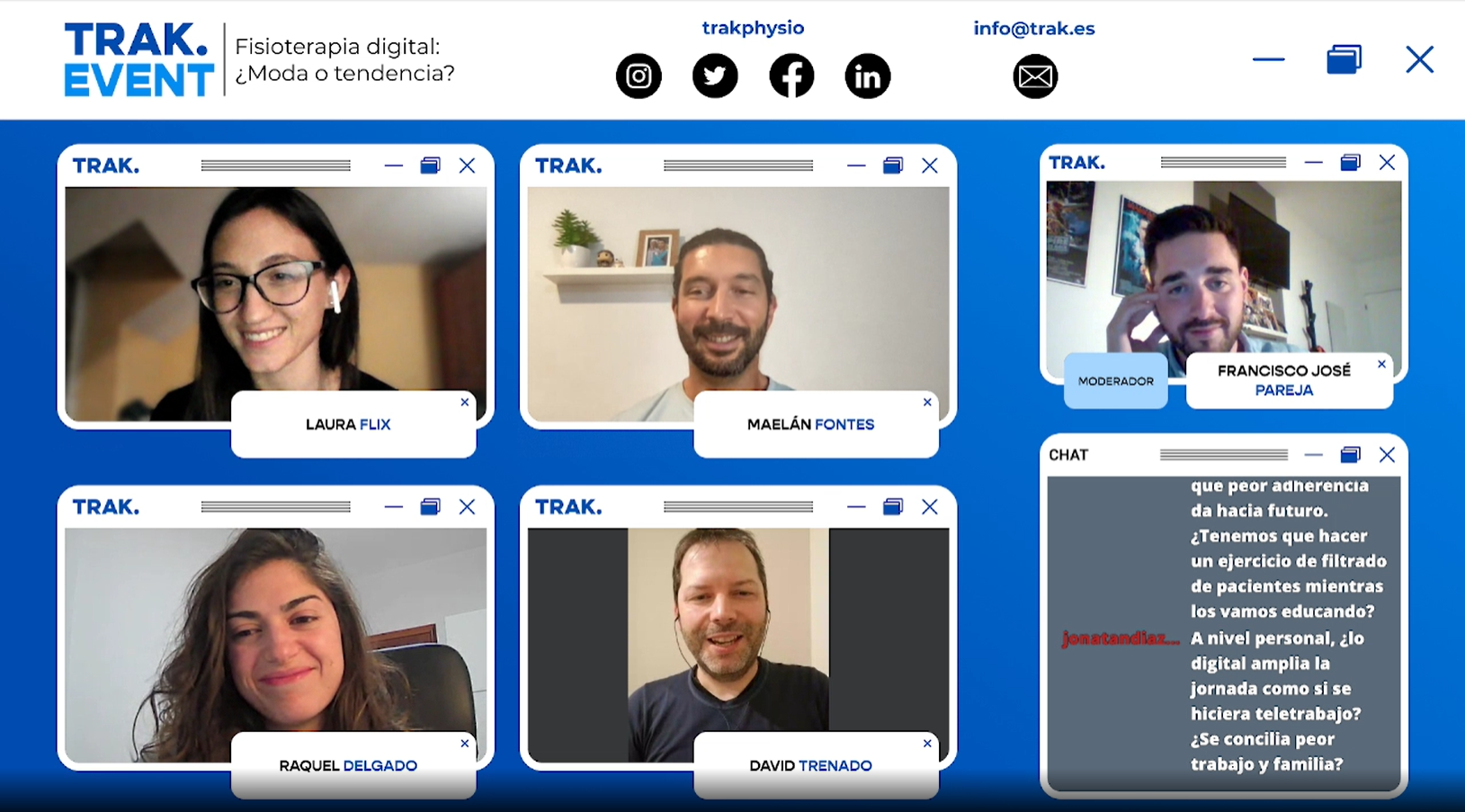 TRAKEVENT: Fisioterapia Digital, ¿moda o tendencia?